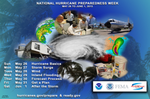 Hurricane Preparedness Week Poster
