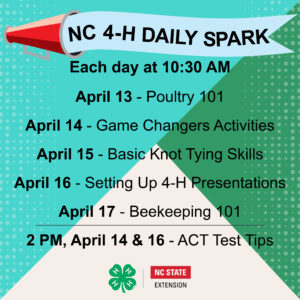 NC 4-H Daily Spark Week 4