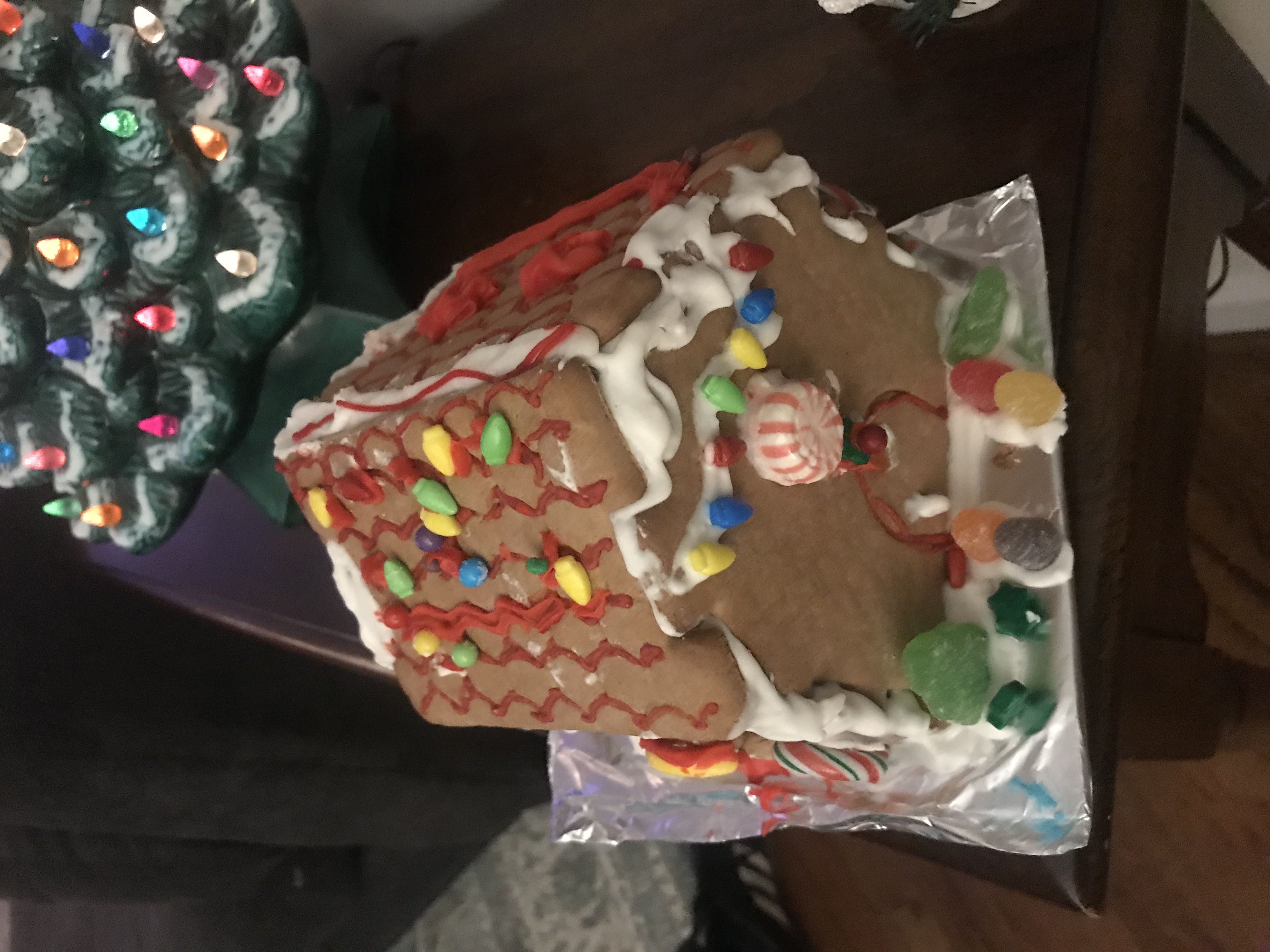 Smiley Gingerbread House