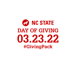 Cover photo for NC State Day of Giving 03-23-22