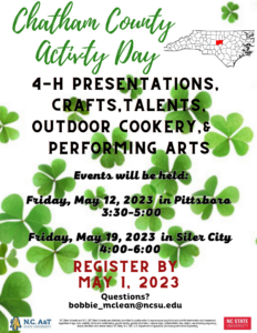 2023 Chatham County Activity Day