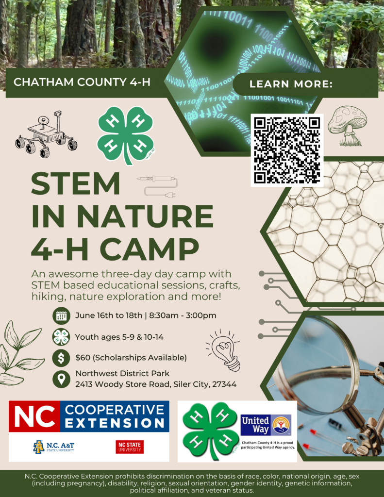 STEM in Nature 4-H Camp